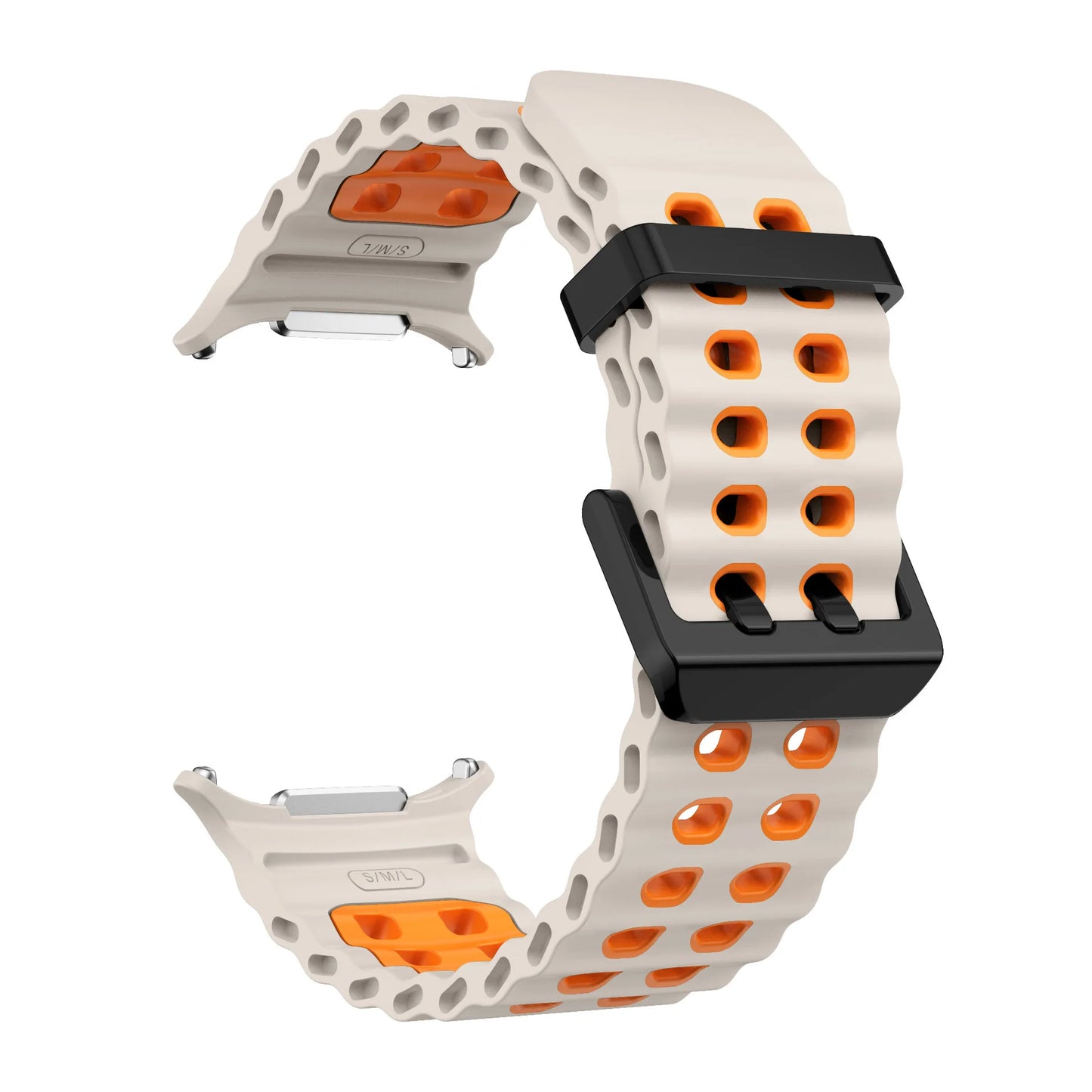 Ocean Strap for Samsung Galaxy Watch Ultra 2025 Sports Silicone Band for Galaxy Watch 8-7 Ultra 47mm Official Original Wristband