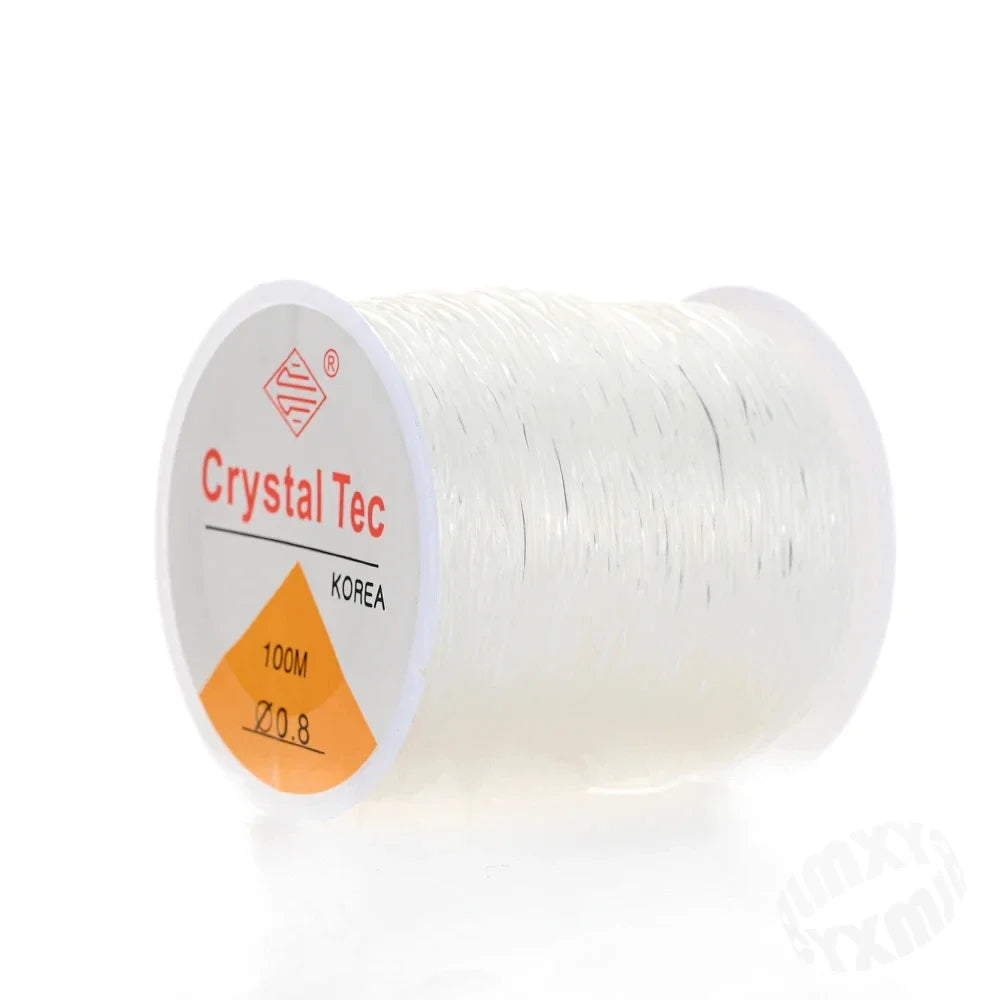 0.5-1.5mm Elastic Cord String Transparent Elastic Thread For Jewelry Making Diy Bracelet Necklace Beaded Accessories