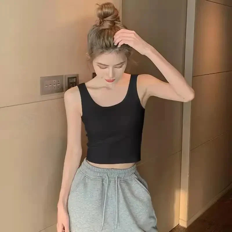 INS Fashion Crop Top T-shirt Women Casual Cropped Strap Basic Summer Clothes Tee Shirt Femme T shirt Tshirt Woman Tops Sexy