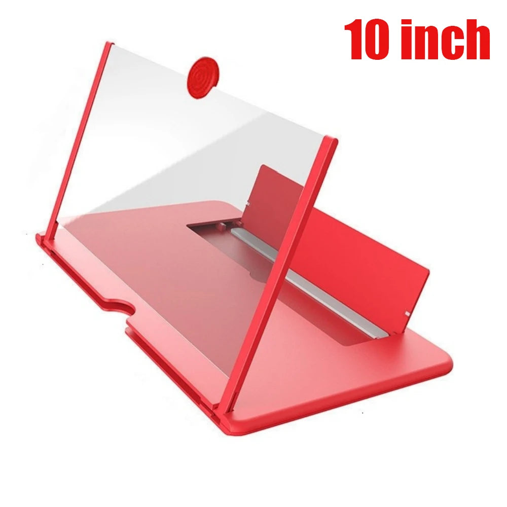 Portable 12 Inch Phone Large Screen Amplifier 3D Magnifying Glass Holder HD Mobile Phone Screen Video Magnifier Screen Bracket