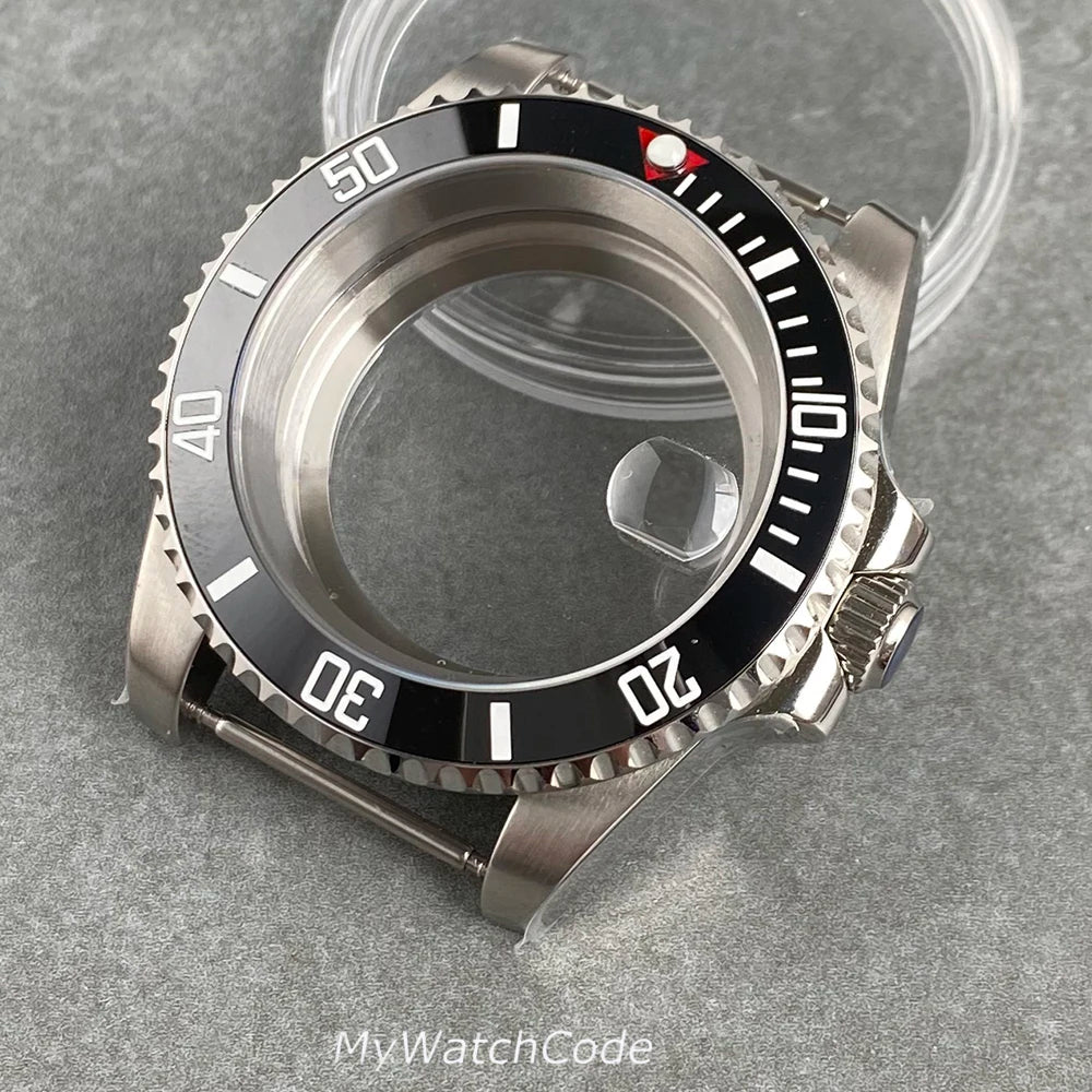 40mm Sub GMT Watch Case for NH34 NH35 NH36 NH37 NH38 NH39 NH70 NH72 Movement 120Click Bezel 200m Waterproof Resistant Steel