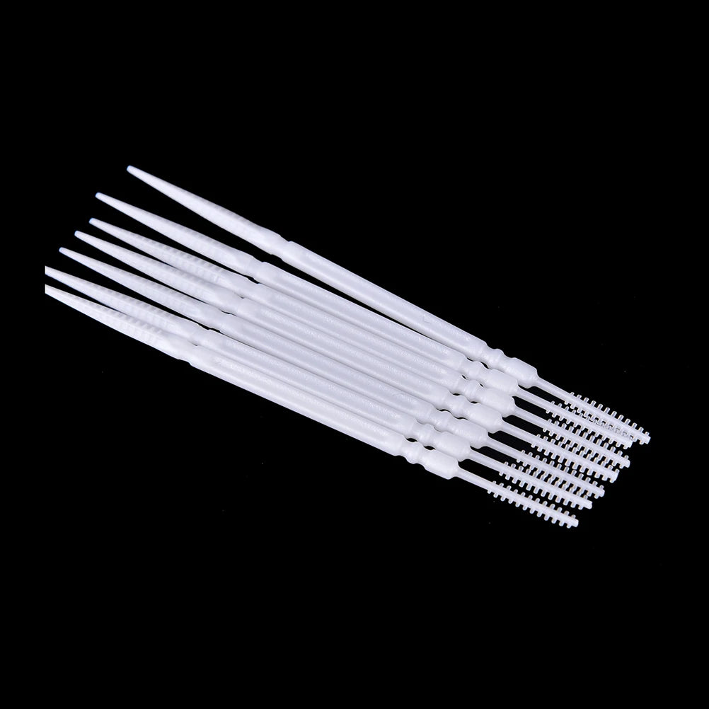 1Box 1100pcs 2 Way Interdental Brush Tooth Pick Plastic Dental Picks Oral Hygiene Wholesale 6.5cm