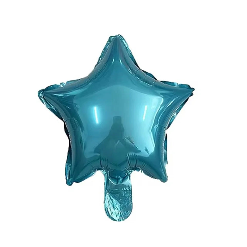 10pcs/Lot 10 Inch Five-pointed Star Foil Balloon Baby Shower Wedding Children's Birthday Party Decorations Kids Balloons Globos