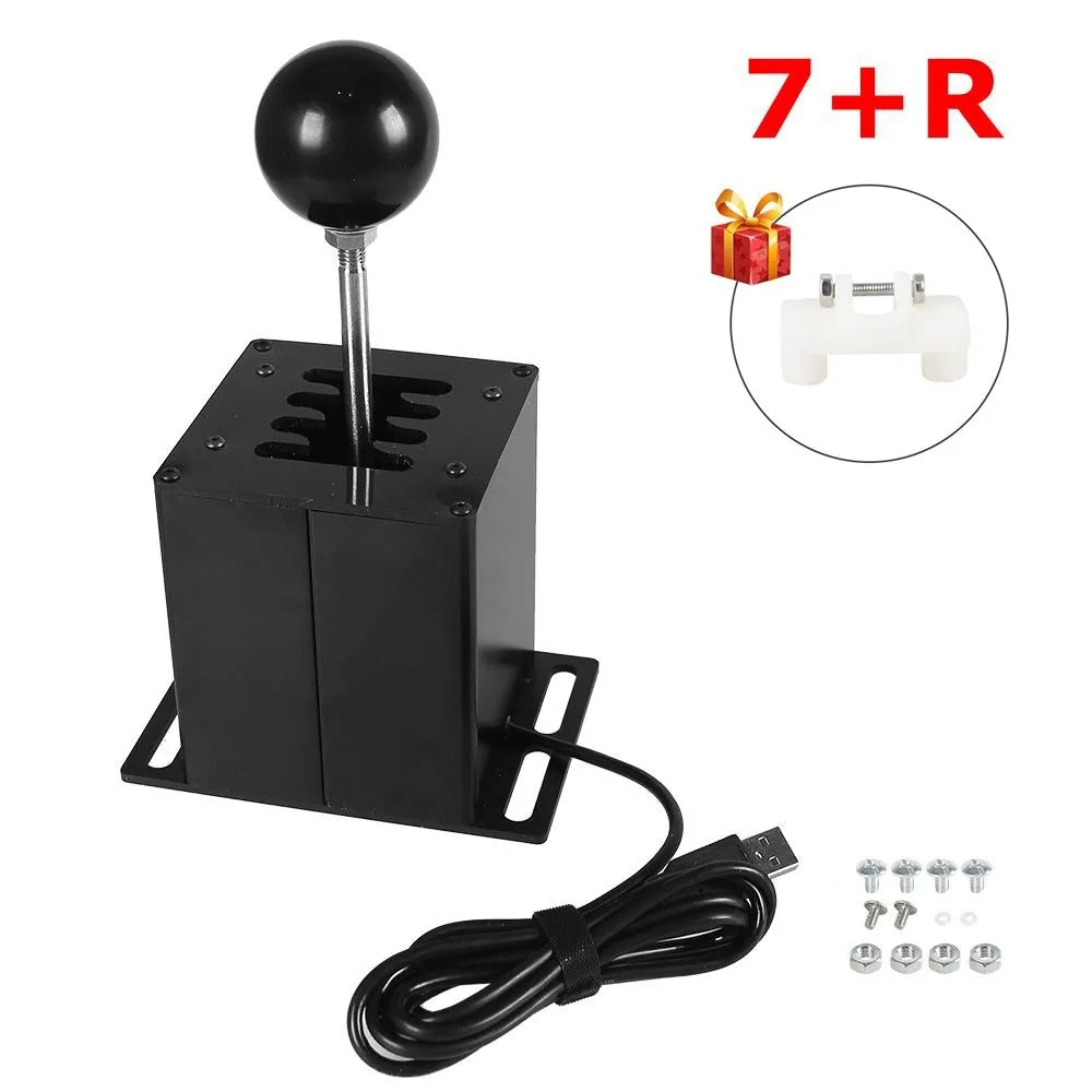 PC USB H Gear Shifter For Logitech G29/G25/G27/G920 For Thrustmaster T300RS/GT For ETS2 Simracing Racing Game Shifter HB-1014