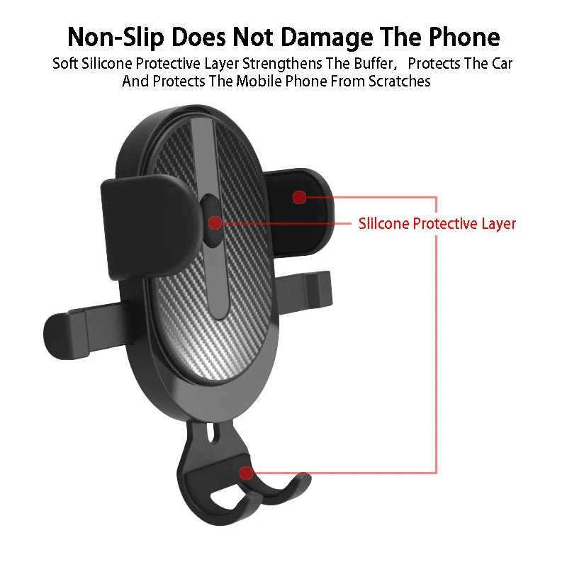 Car Phone Holder For Alfa Romeo Giulia Stelvio Air Vent GPS Stand Cellphone Special Mount Support Navigation Bracket