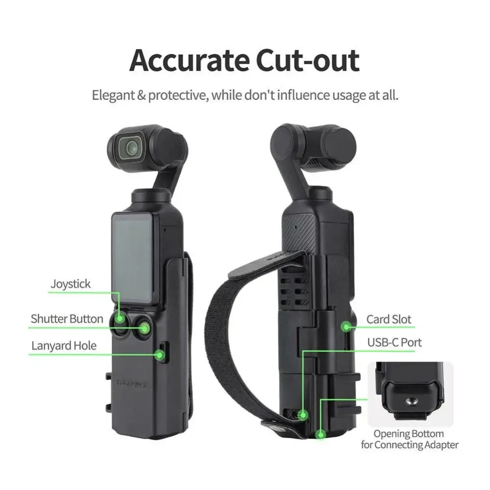 Extension Handle Portable Camera Mount Expansion Adapter Action Camera Fixed Frame Accessories Compatible For DJI OSMO Pocket 3
