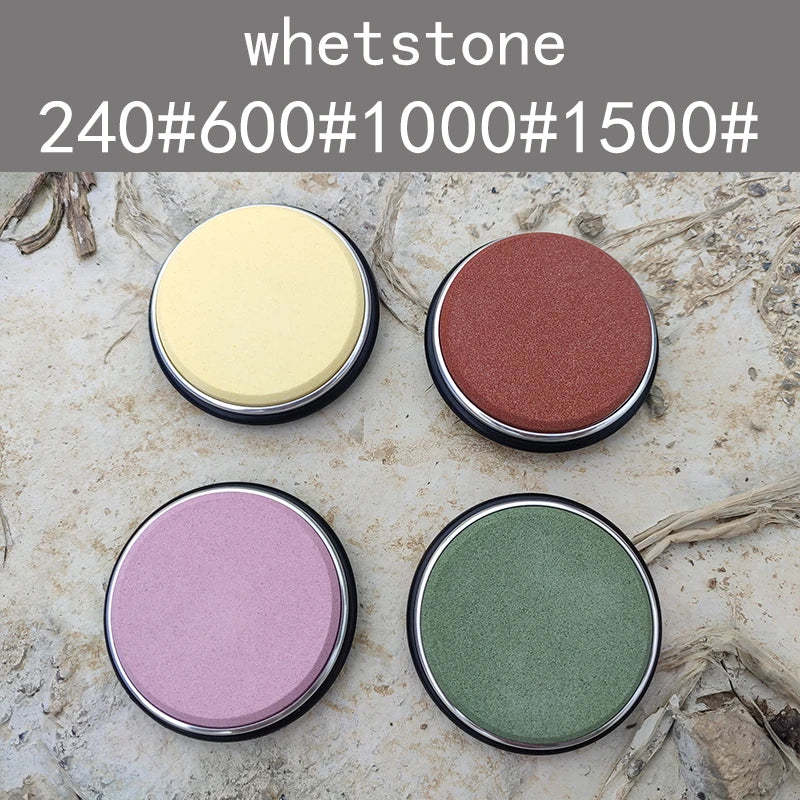 2P Rolling Knife Sharpener Whetstone grinding stone accessory Diamond Kitchen Professional Knife Sharpening Tool Agate Polishing