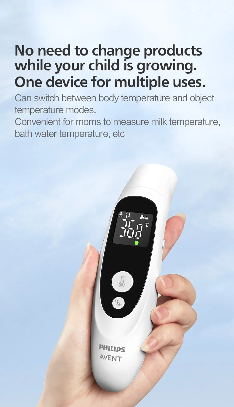PHILIPS AVENT ear thermometer forehead thermometer two-in-one  Electronic thermometer Infant/Adult Temperature Measurement