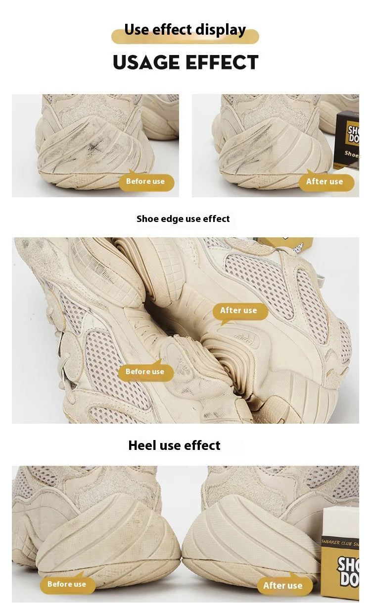 Shoe Brush Portable Suede Sheepskin Shoes Eraser Matte Leather Fabric Care Shoes Cleaning Tools Leather Cleaner Rubber Block
