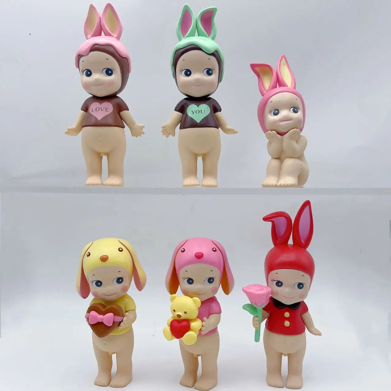 New Hot Sonny Angel Gifts Of Love Series Model Limited Collection Figure Cartoon Desktop Blind Box Xmas Valentine'S Day Gift Toy