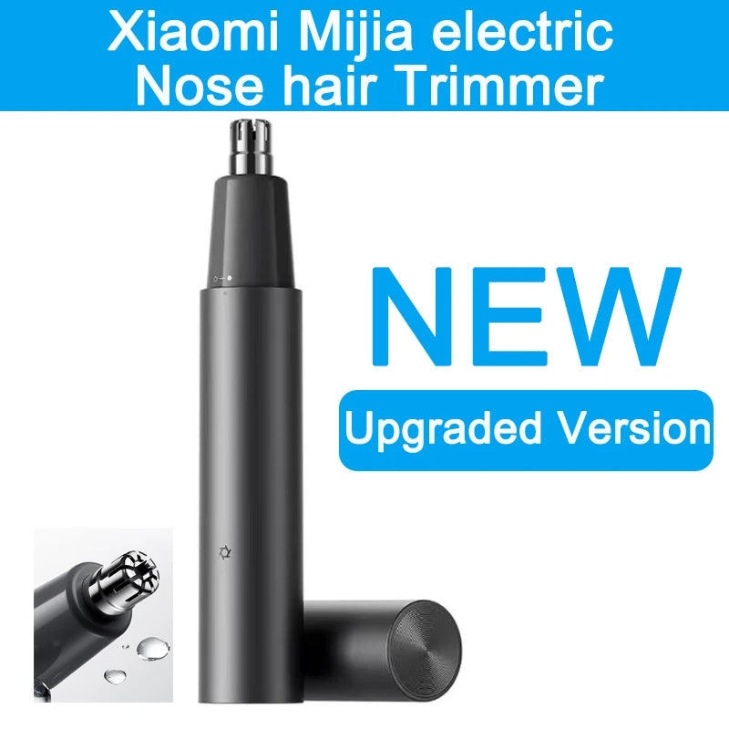 2024 New Xiaomi Mijia Electric Nose Hair Trimmer Nose Hair Portable Rechargeable Nose Hair Trimmer Mini Trimmer Nostril Cleaner