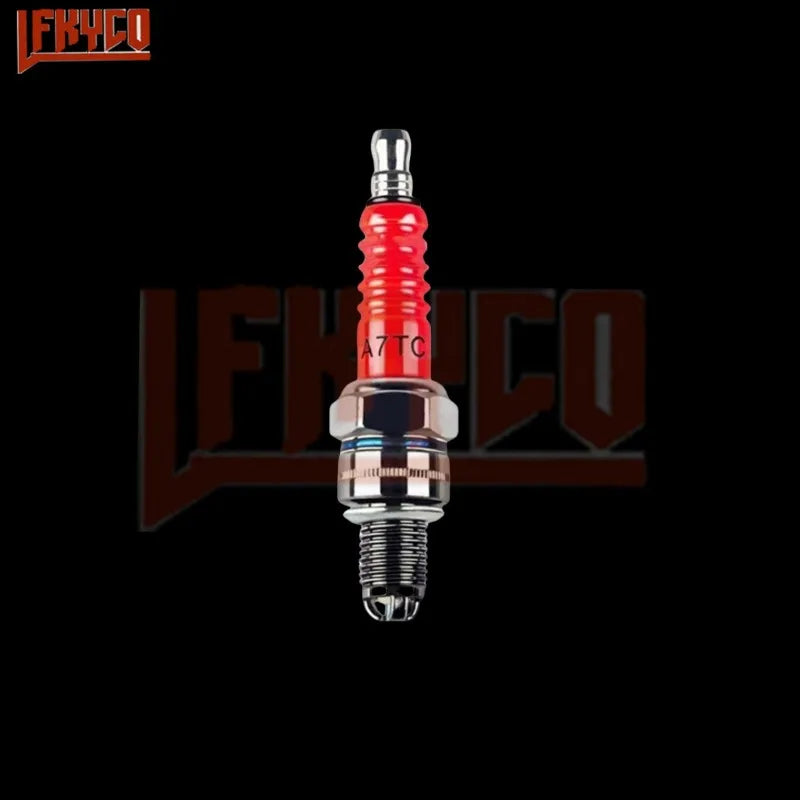1/2/3/4/5PCS Racing Spark Plug 3 Triple Electrode A7TC D8TC For GY6 CG 50 70 110 125 150CC Motorcycle Atv Scooter Dirt Bike Kart