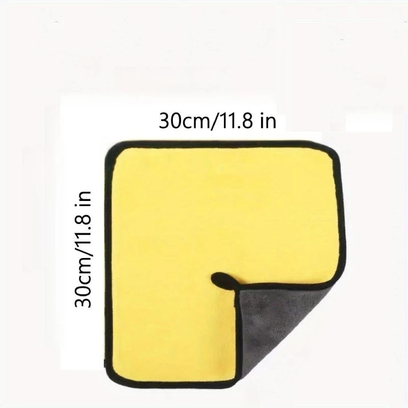 1/2/4/5/10 pcs 30*30 CM Extra Soft Car Wash Microfiber Towel Car Cleaning Drying Cloth Car Care Cloth Detailing Car WashTowel