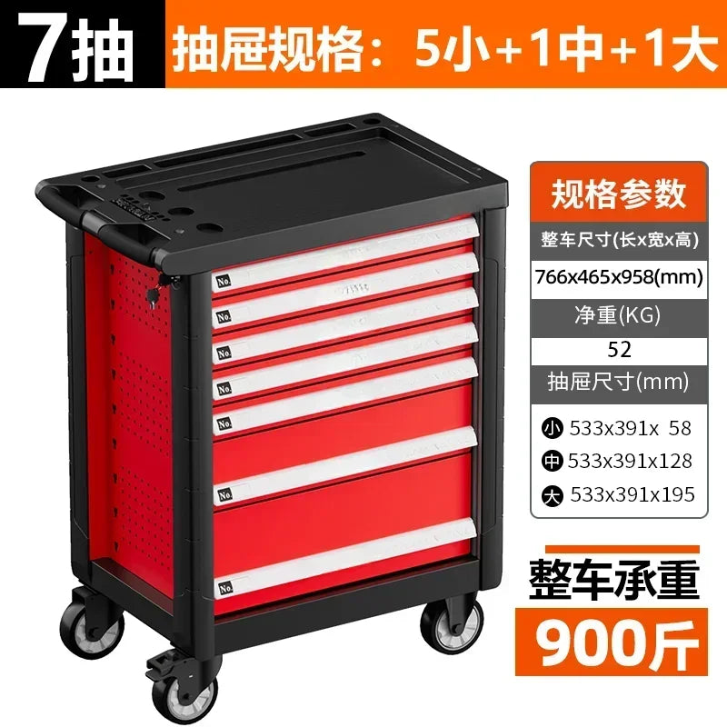 Garage Organizer Storage Tool Cabinet Trolley Complete Rack Professional Workshop Maleta De Ferramentas Completa Tools Packaging