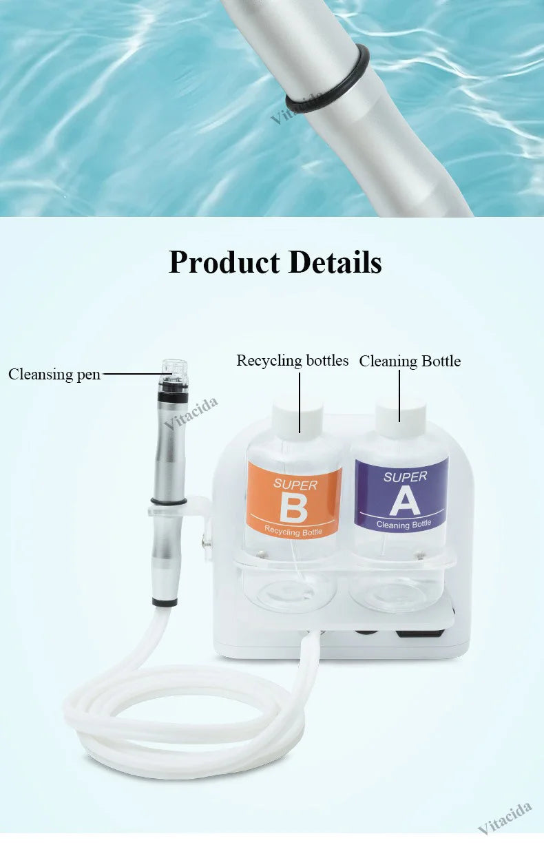 2024 Beauty Facial Lift Cleaner Pore Vacuum Blackhead Remover Portable Deep Cleansing Small Bubble Hydro Machine for Nose Face