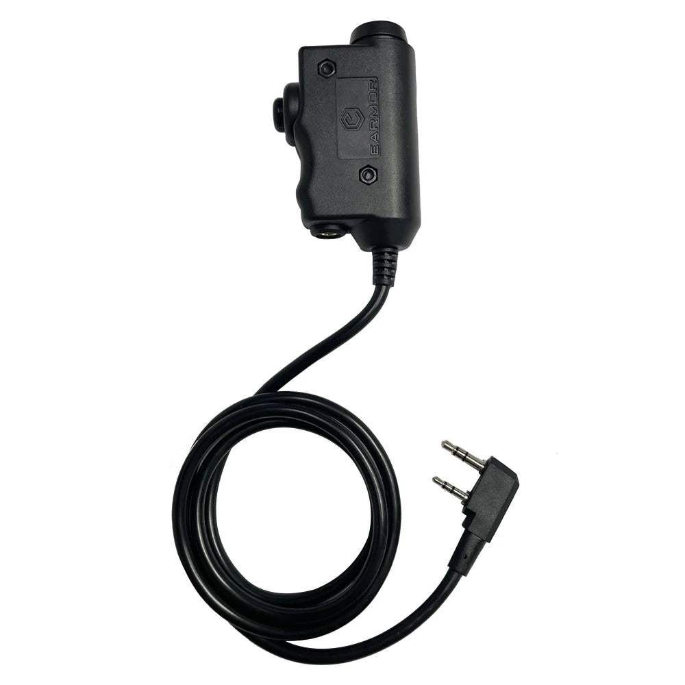 EARMOR M32 MOD4 Shooting Earmuffs Tactical Noise Reduction Headset with Helmet ARC Rail Adapter with Kenwood PTT adapter New