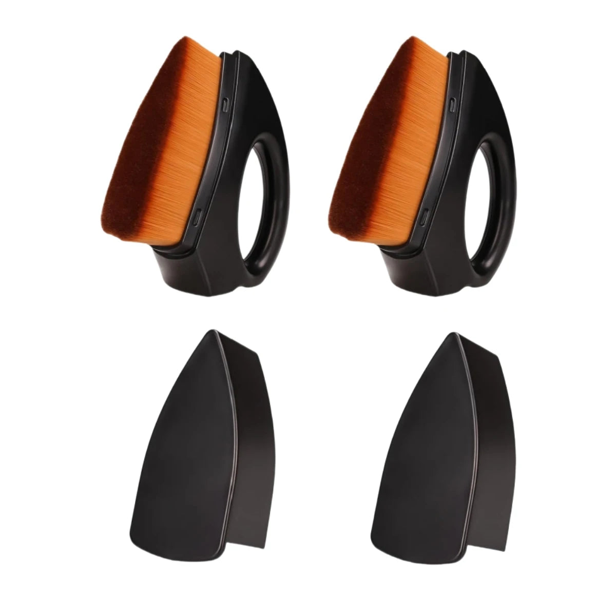 1-2PCS Car Interior Cleaning Brushs Leather Plastic Wheel Rim Detailing Brush High Density Portable Car Cleaning For Auto Brush