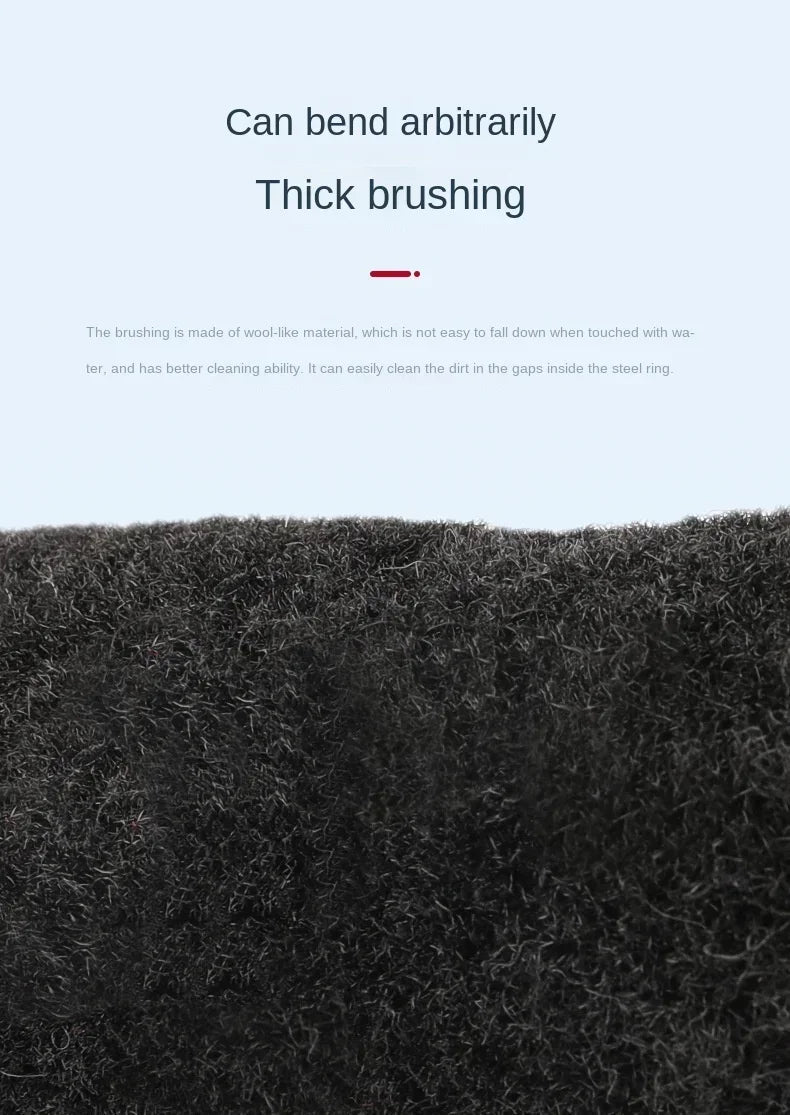 Auto Wheel Detailing Brush Bendable Wheel Woolies for Car Rim Tire Washing Easily Clean Hard-To-Reach Areas Car Cleaning Tools