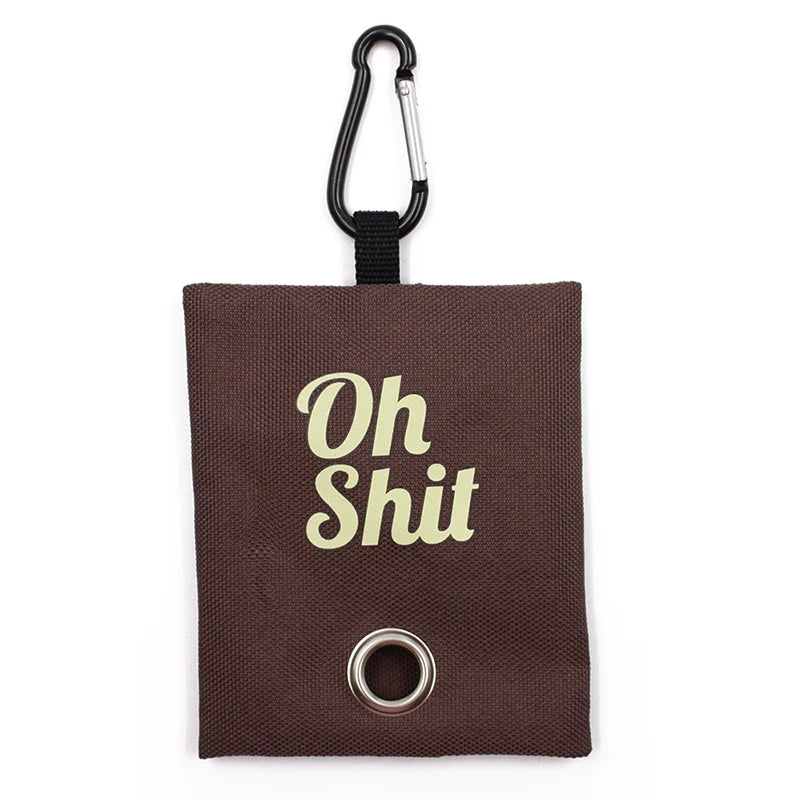 Pet Supplies Canvas Waste Bags Poop Bag Dispenser Portable Pet Poop Bag Holder Outdoor Puppy Kitten Litter Pickup Organizer