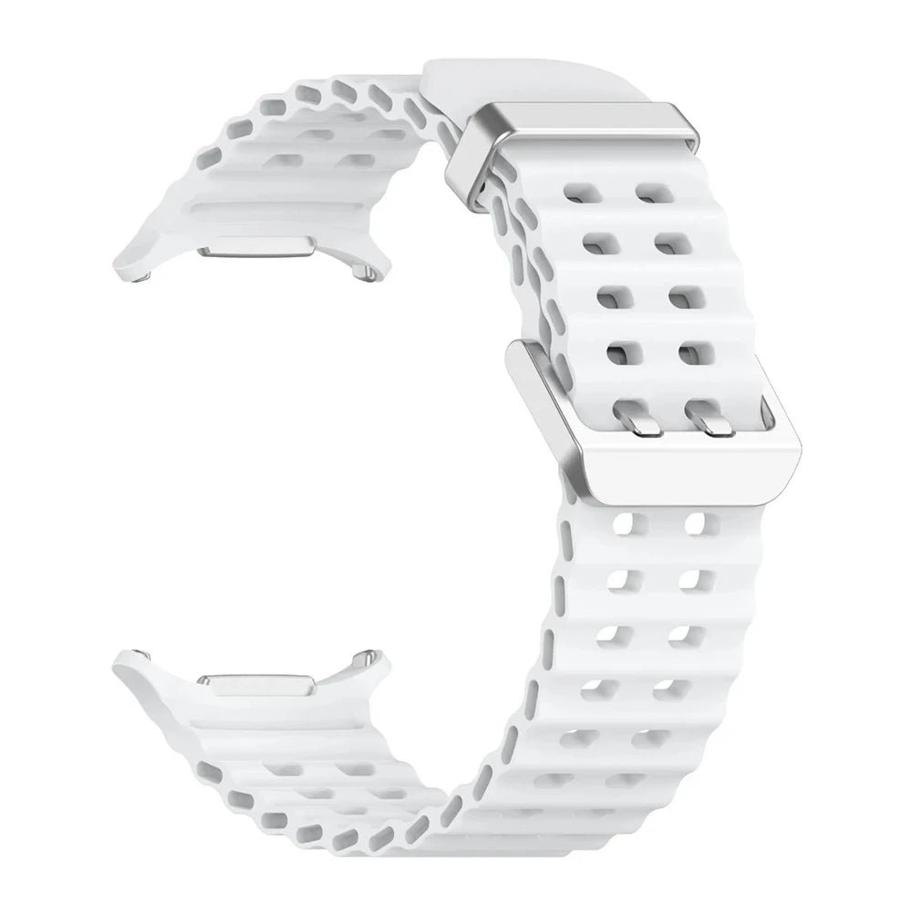 Ocean Strap for Samsung Galaxy Watch Ultra 2025 Sports Silicone Band for Galaxy Watch 8-7 Ultra 47mm Official Original Wristband
