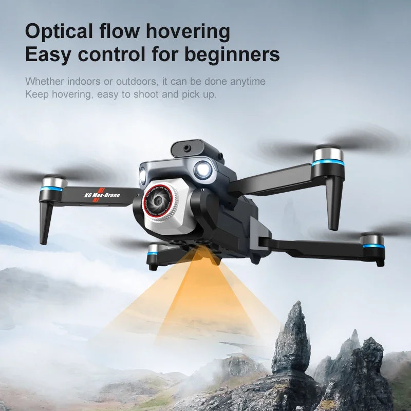 New K6 MAX LCD Screen Drone 8k Profesional HD Camera Brushless Obstacle Avoidance Photography Foldable Quadcopter Toys Gifts