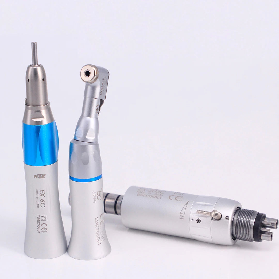 NSK EC EX-6CEX-203C Dental 1:1 Direct Drive Contra Angle Low Speed Handpiece Dentistry Against Contra Angle Polishing Tools