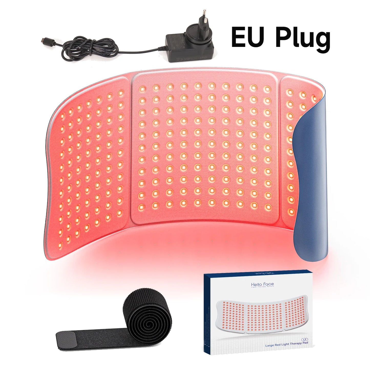 660nm 850nm Wearable Super Large Red Infrared Light Therapy Pad 792pcs LEDs for Human Pet Body Pain Relief L7 Phototherapy Pad