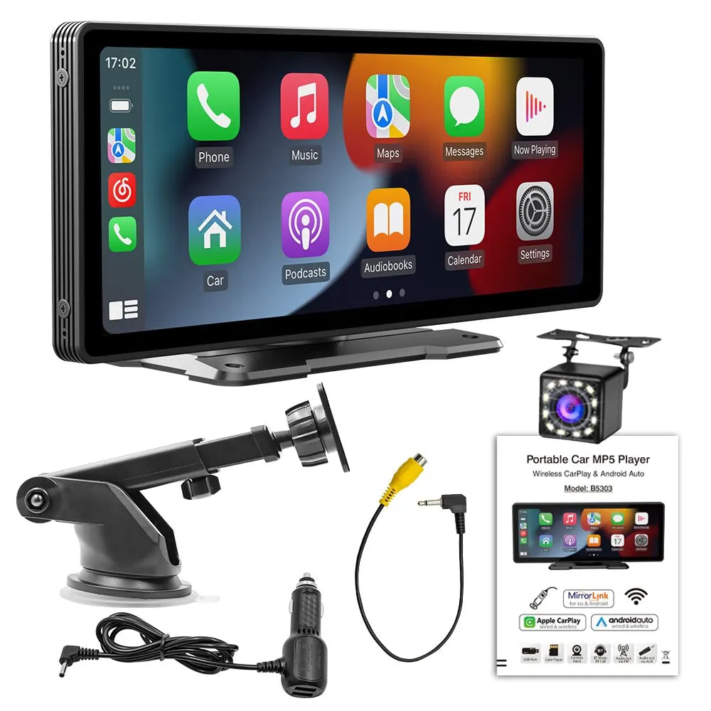 Universal 10.26” Screen Car Radio Multimedia WIFI Video Player Wireless Carplay Screen for Apple Or Android