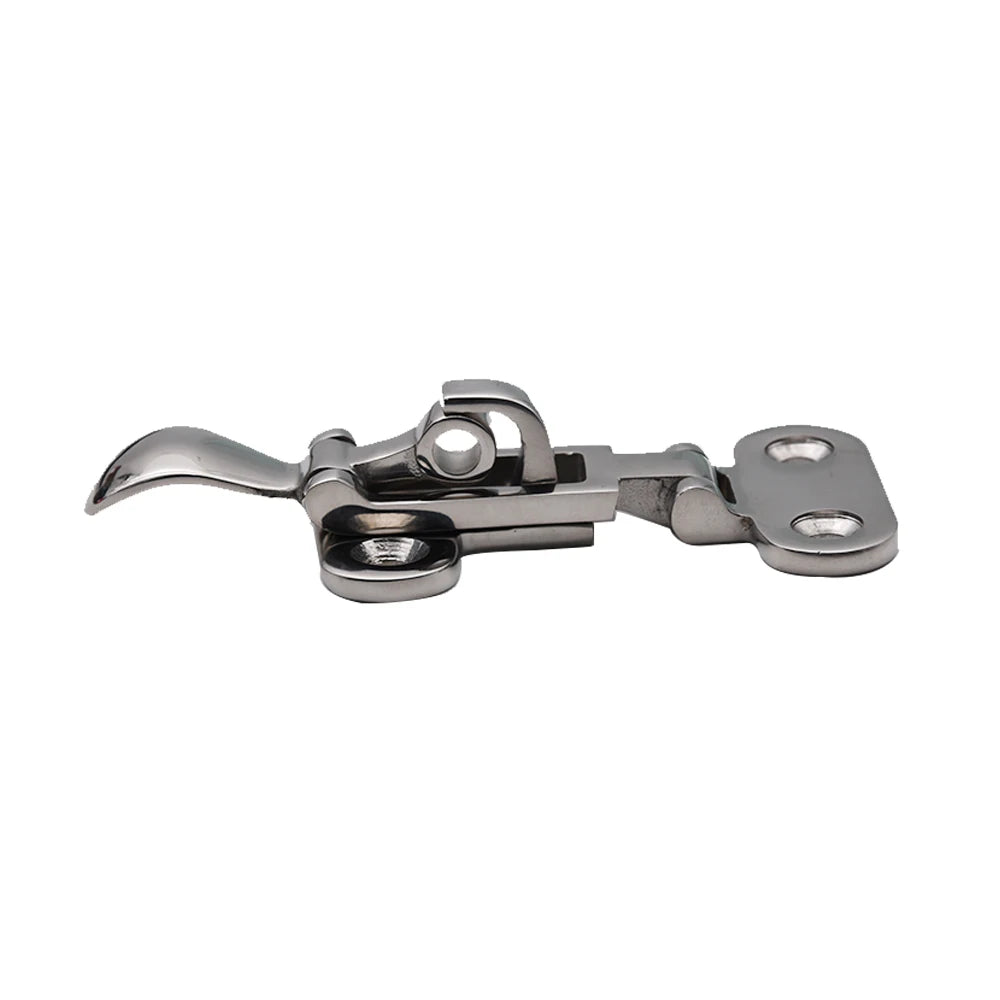 1pc Marine Boat Stainless Deck Lock Down Clamp Deck Hasp Locker Anti-Rattle Latch Fastener marine hardware laundry chute gate