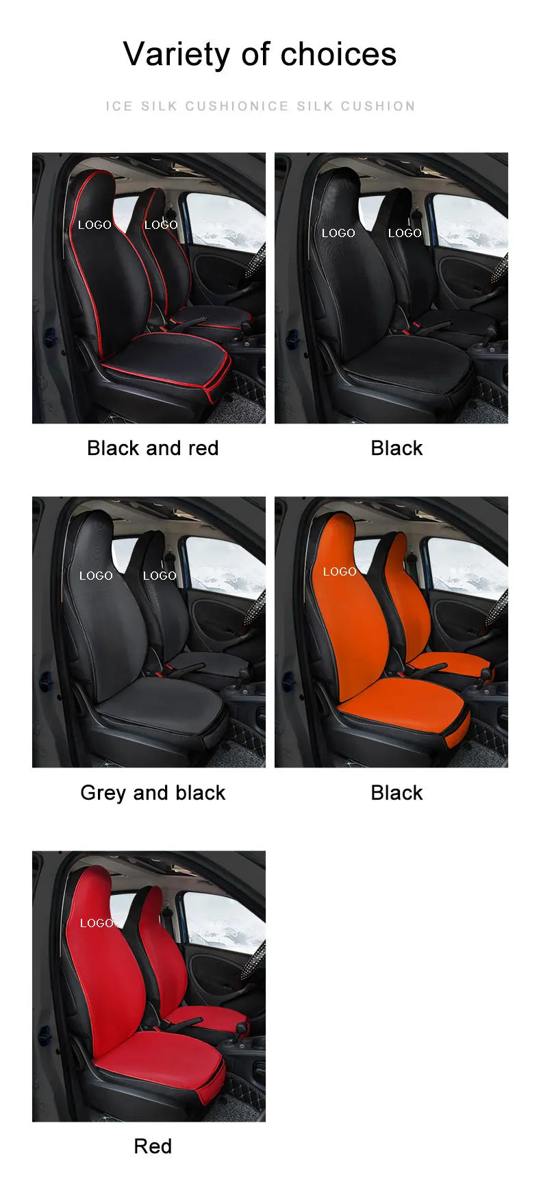 Car Four Seasons Half Surrounded By Ice Silk Cushion For Mercedes Smart 451 453 Fortwo Forfour Car Accessories Interior Styling