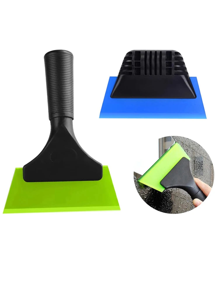 Silicone Scraper for Car Glass Rubber Squeegee Window Tint Tool Glass Water Wiper Mirror Cleaning Water Blade Car Accessories