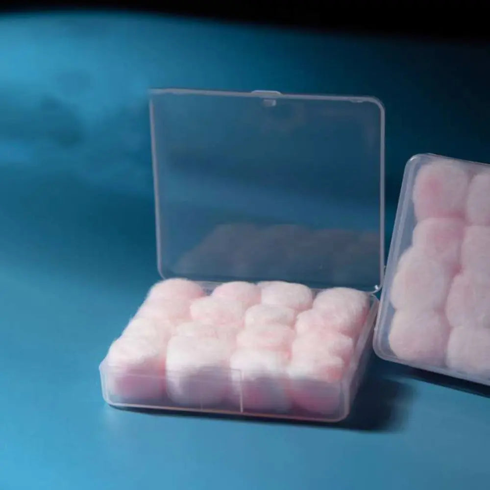 2/4/6/12/20PCS Gift Soft Wax Cotton Earplugs Wax Kneadable Ear Plugs Airplane Sound Insulation Noise Reduction Ear Plug Unisex