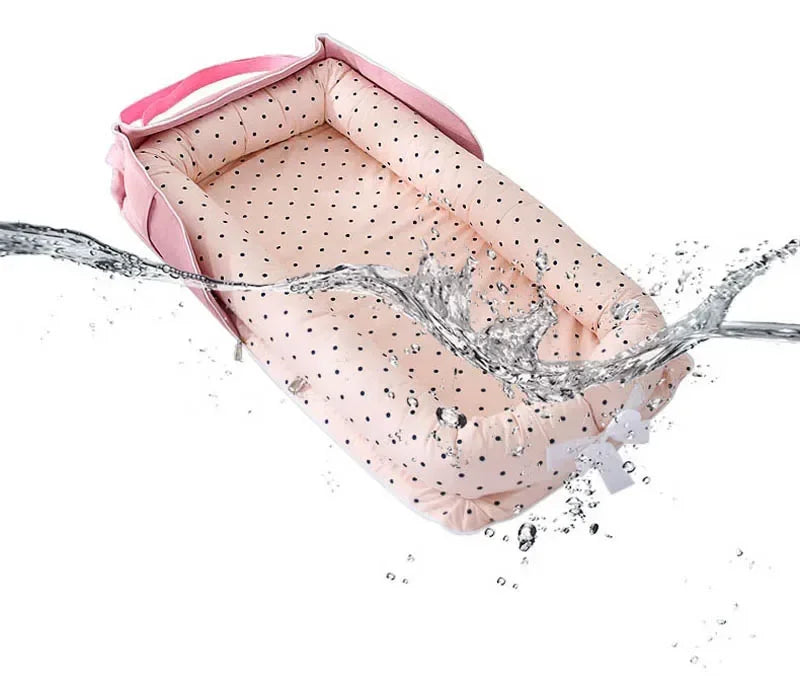 New Baby Nest Playpen Bed Newborn Crib Cushion Bassinet Stroller Fence with BagTravel Portable
