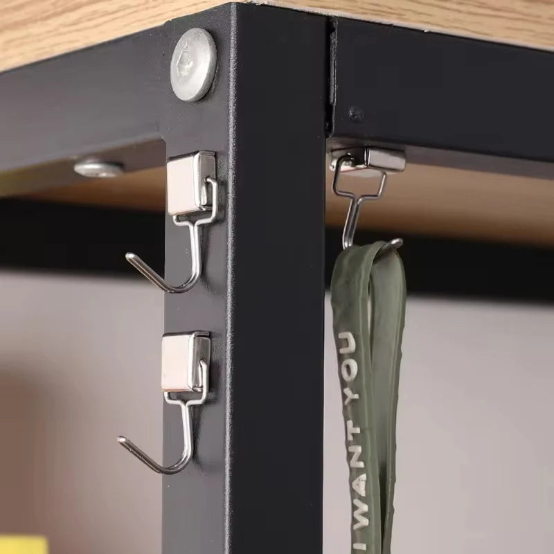 30Pcs Square Strong Magnetic Hooks Multi-Purpose Storage Hooks Home Kitchen Bar Storage Hooks Key Storage Hooks Bathroom Hangers