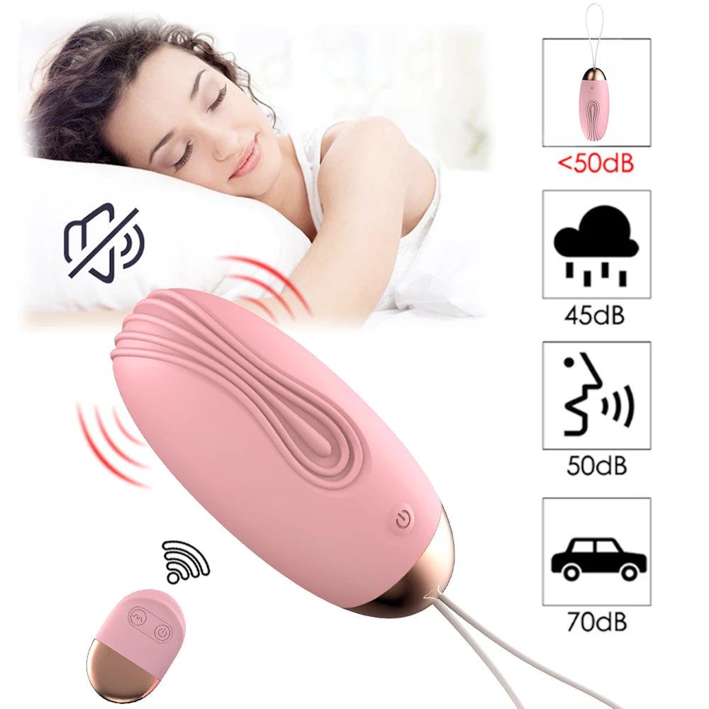 Wireless Remote Control Vibrator for Women 10 Speed Bullet Eggs Clitoris Stimulator Kegel Ball Sex Toys for Women Masturbators