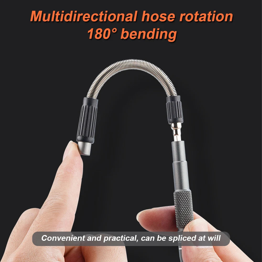 128 in 1 Multi Functional Screwdriver Set Portable Precision Hand Screw Drivers Kit Extended S2 Folding Home Phone Repair Tools