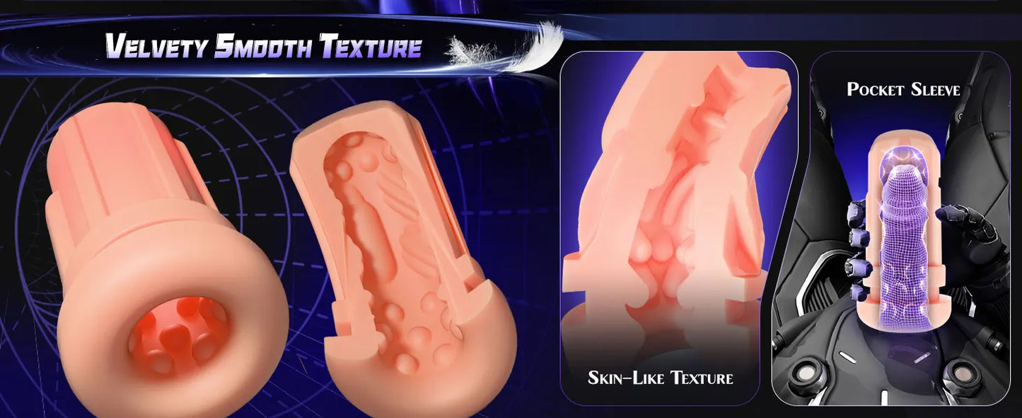 Realistic Vagina Automatic Male Sucking Masturbator with LED Display Pocket Pussy 9 Vibration Penis Massager Adult Sex Toys 18