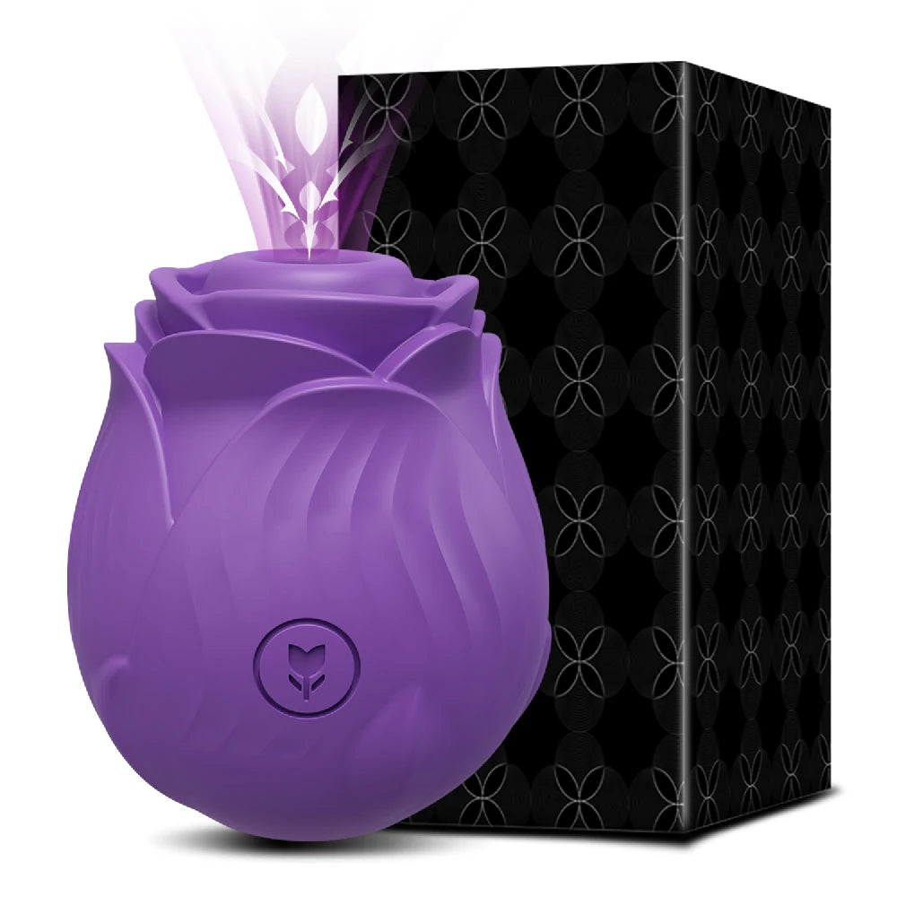 Clitoral Sucking Vibrator Rose-Flower 10 Intense Suction Modes G-spot Stimulator Vaginal Pussy Massager Adults Sex Toy for Women