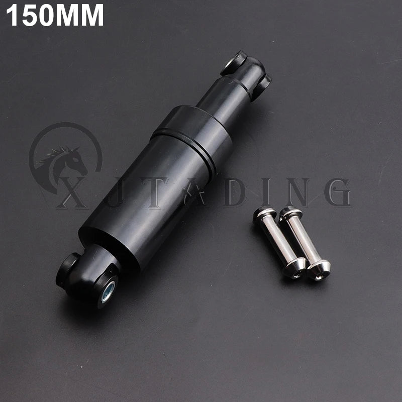 110mm 125mm 150mm 750LBS Electric Scooter Aluminum Shock Absorber Suspension Bicycle 24mm Front/Rear Wheels AllInclusive Spring