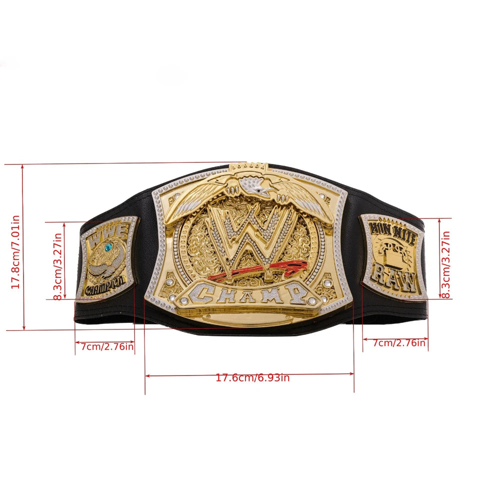 Wwe Boxing Champion Gold Championship Belt Characters Occupation Wrestling Gladiators Belt Cosplay Toys April Fools' Day Gift