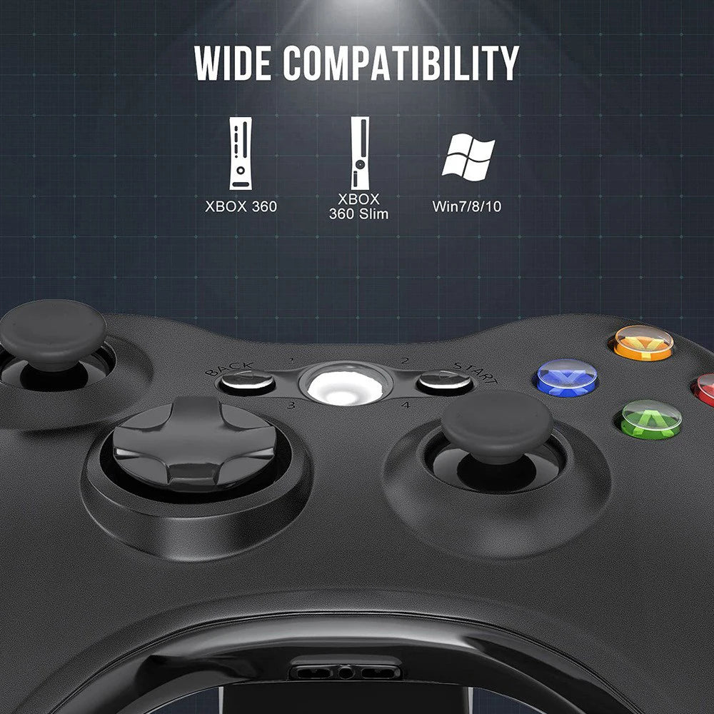 XBOX 360 wired gamepad supports Xbox 360 slim PC gamepad supports Steam and can adapt to Win7/10