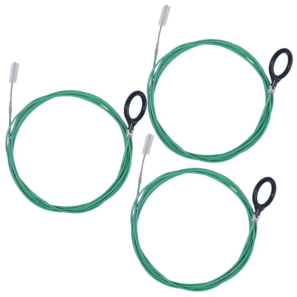 3m Drain Hole Cleaning Brush Flexible Car Drain Dredge Sunroof Cleaning Scrub Brush Tool Accessories Skylight Drain Pipe Brush