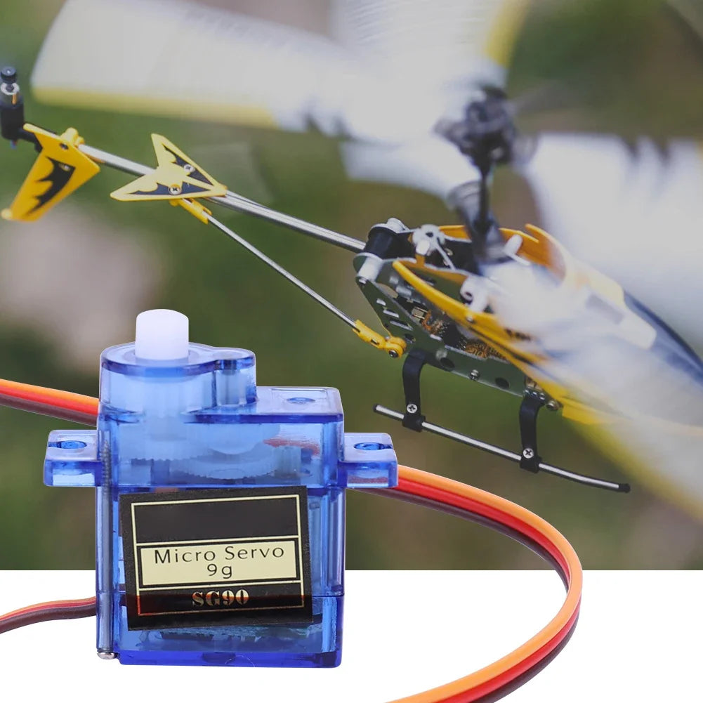 SG90 9G Micro Digital Servo Motor 180/360 Degrees Micro Gear Servo Motor for RC Helicopter Aircraft Airplane