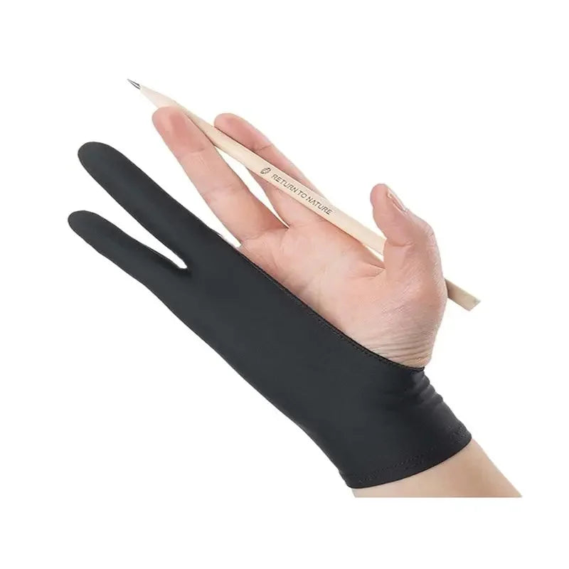 1/2 Layers Art 2 Finger Anti-mistouch Painting Sketch Gloves Screen Touch Glove Artist Drawing Glove Drawing Tools for Artist