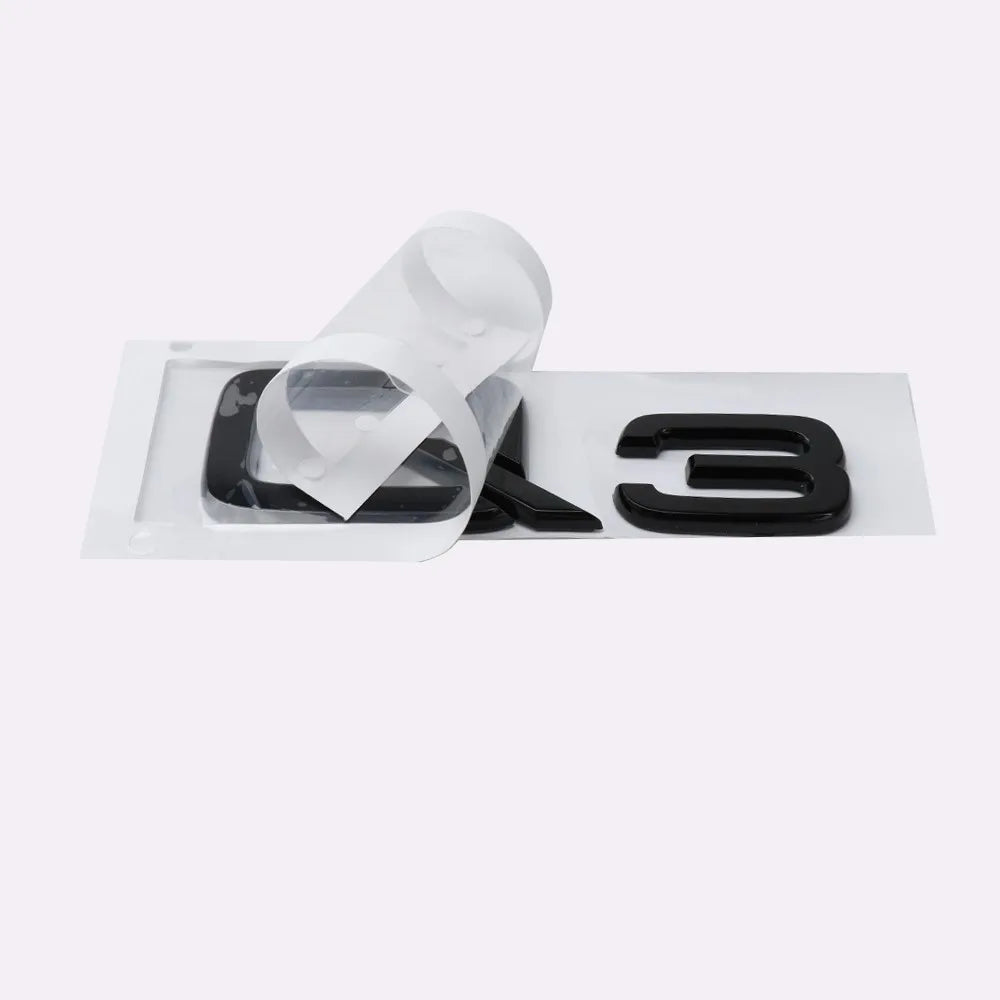 ABS Letter Badge Car Body Rear Trunk Sticker Decoration Accessories For Audi Q3 Q5 Q7 V6T A4 A1 A5 S5 A6 V6T S8 V8T Car Styling