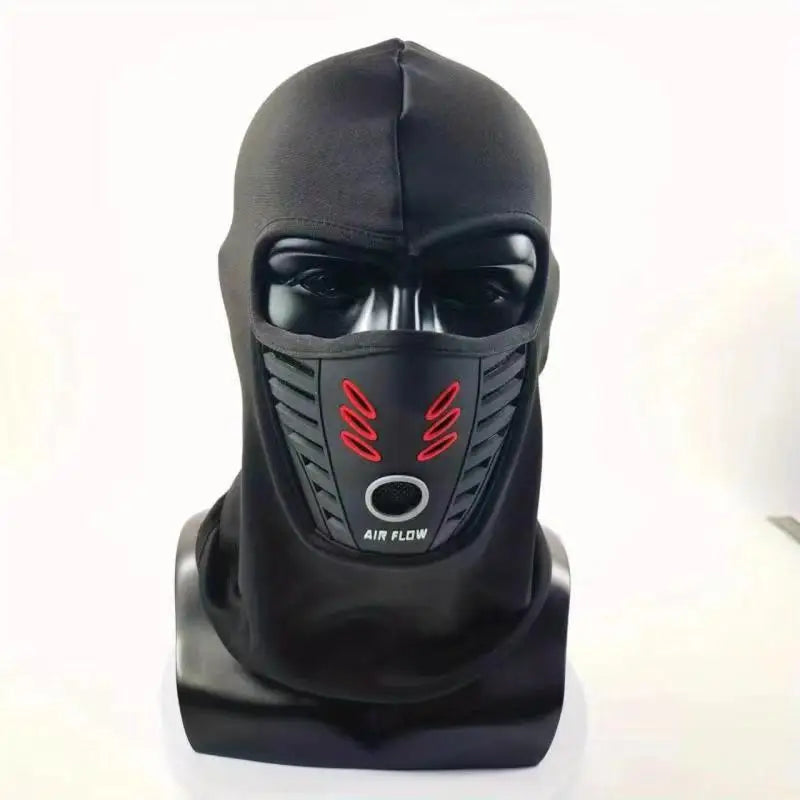 tdoor rider's cold protection, ear protection, neck protection, full face integrated closed windproof cover, warm and dustproo