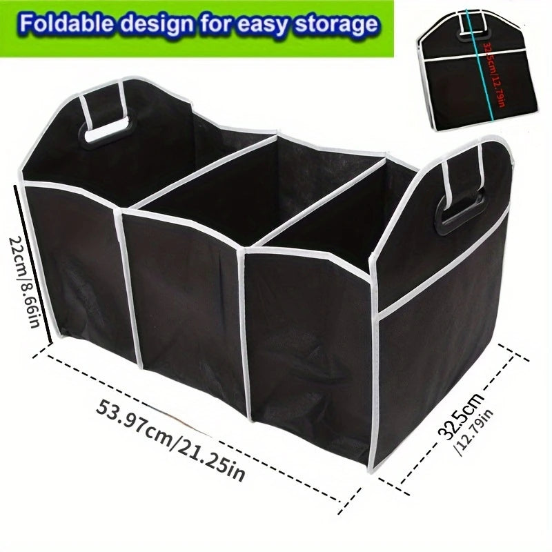 LEIBOO Multi-Pocket Trunk Organizer Large Capacity Folding Storage Bag Trunk Stowing and Tidying Trunk Organizer Car Accessories