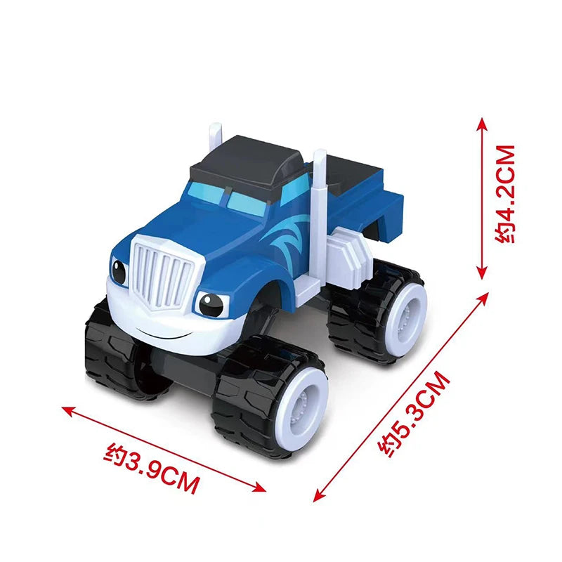 Flame and Machine Monster Car Toys Russian Crusher Truck Vehicles Figure Blaze Toy Blaze The Monster Machines Children's Gifts