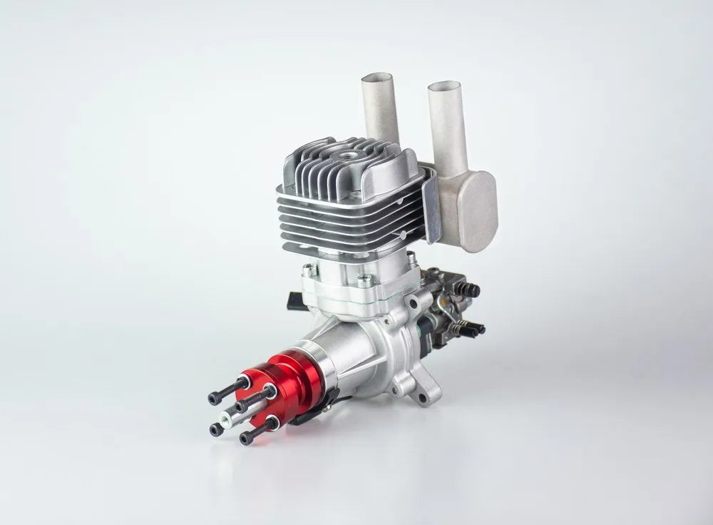 NEW V2 VVRC RCGF 35cc Petrol/Gasoline Engine with Rear Exhaust pipe for RC Model Airplane