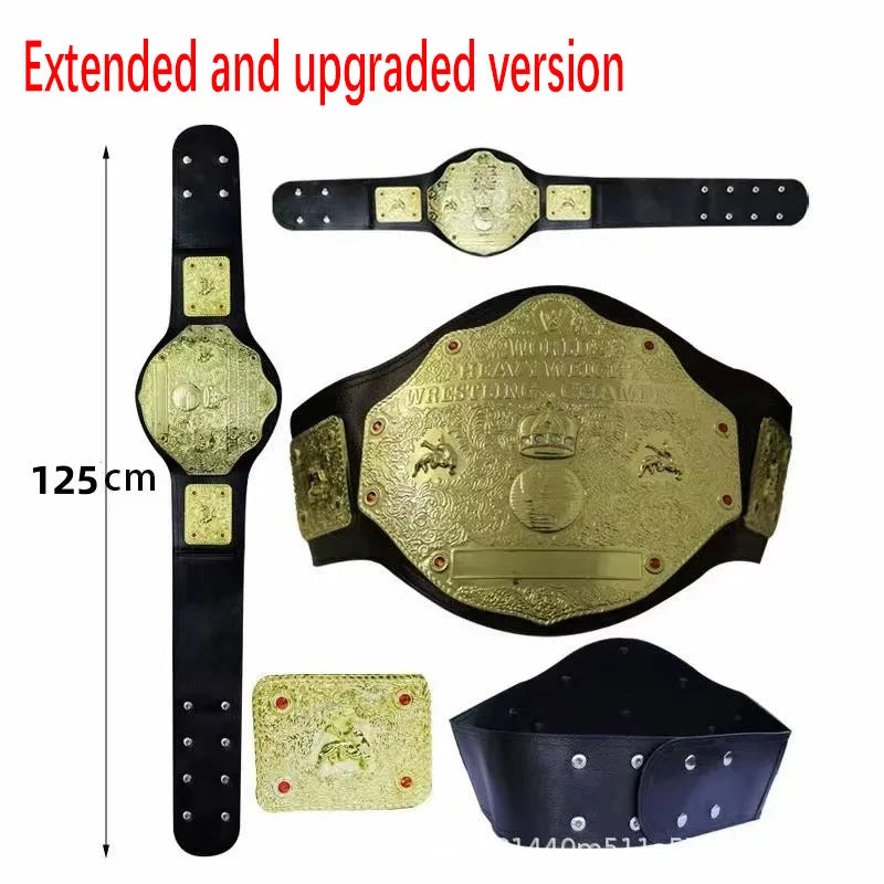 Wwe Boxing Champion Gold Championship Belt Characters Occupation Wrestling Gladiators Belt Cosplay Toys April Fools' Day Gift